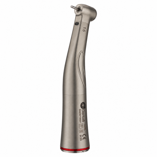 AKOS K25-CA-L+T Winkelstück 1:5 rot mit Titangehäuse – bearbeitete Produktabbildung